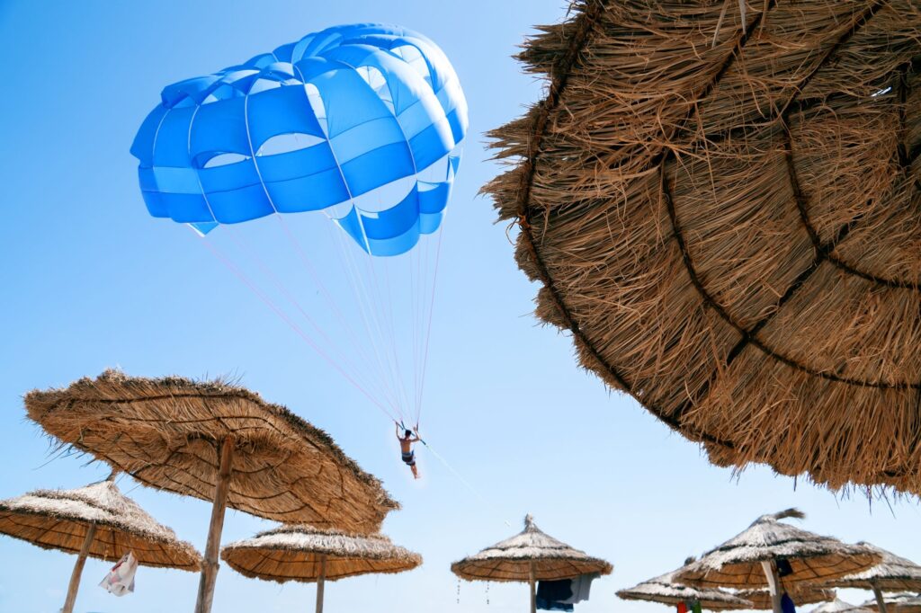 parasailing