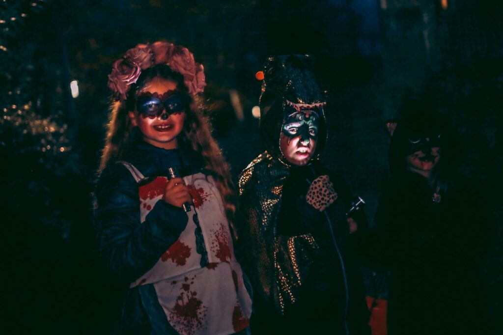 kids in halloweeen
